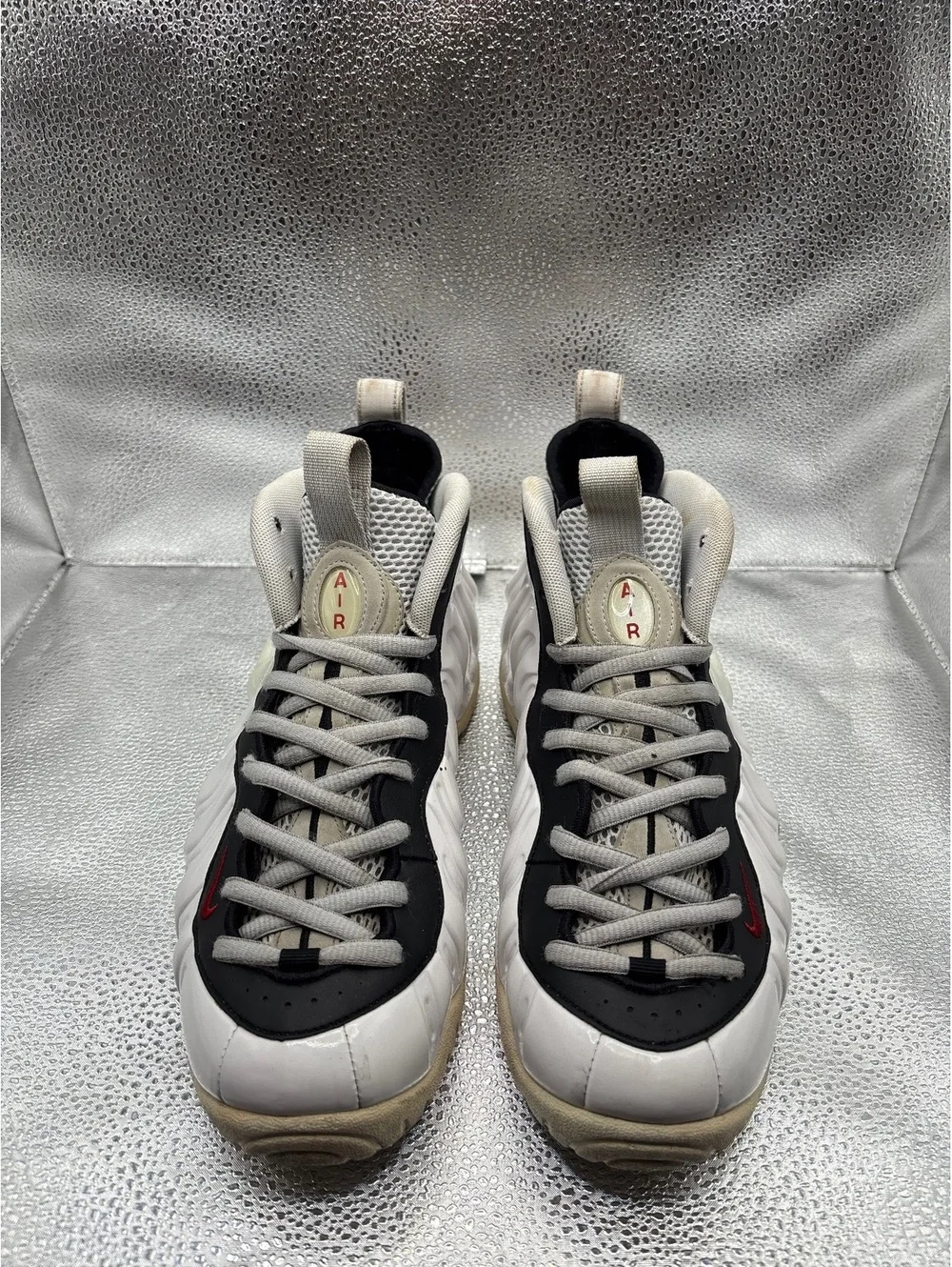 Nike air Foamposite pro chrome white